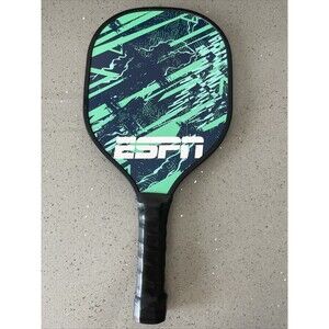 ESPN Pickleball Paddle Green And Blue Durable Lightweight Nice Grip READ